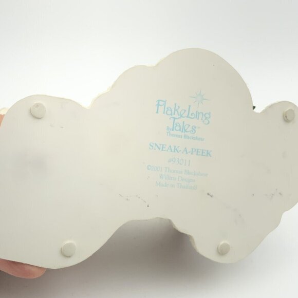 Thomas Blackshear FlakeLing Tales 93011 SNEAK-A-PEEK Figurine 2001 - Picture 3 of 13